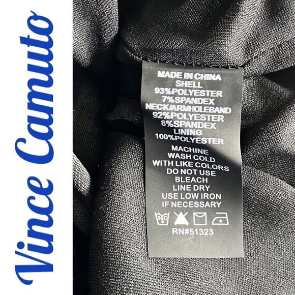 NWT VINCE CAMUTO Art Inspired Bright Blue Brushstroke Mini Sheath Dress, Size 8 - Picture 8 of 10